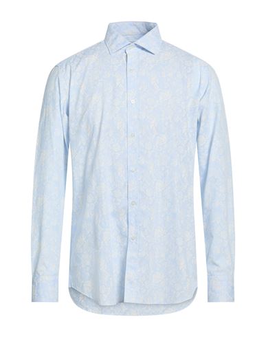 Man Shirt Azure Size 15 ½ Cotton