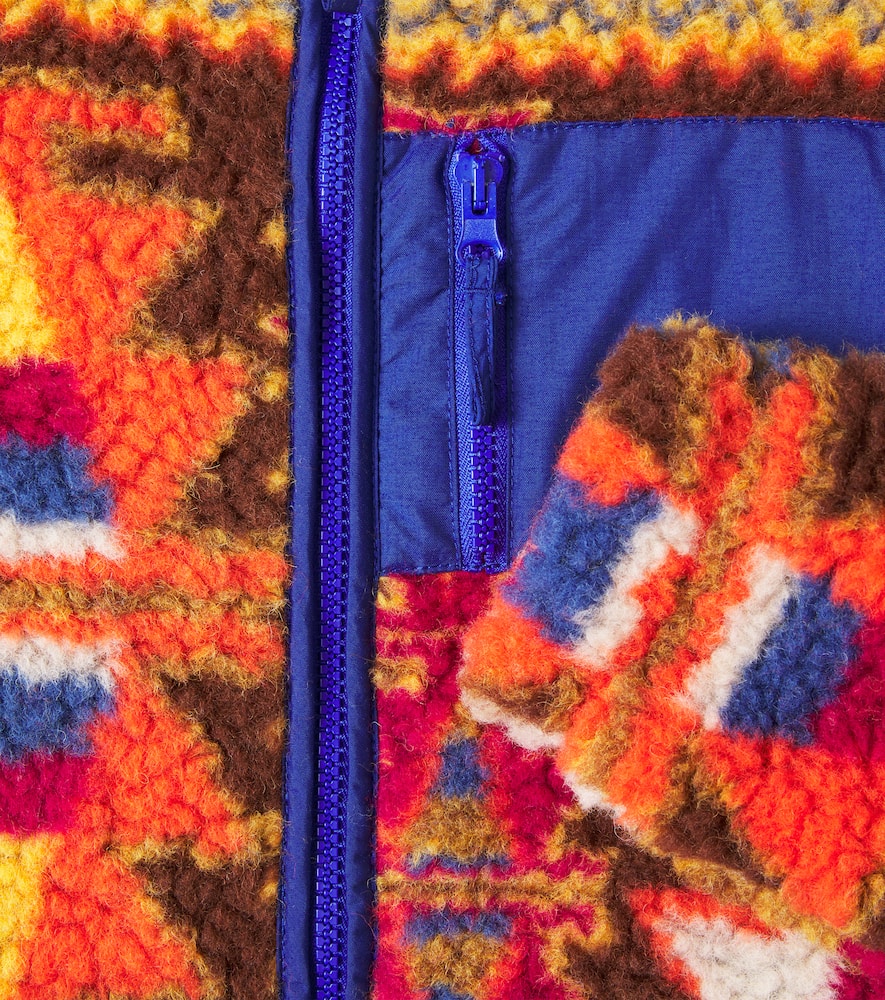 Carlos argyle wool-blend fleece jacket