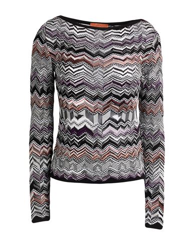 Woman Sweater Black Size 10 Viscose, Cotton, Elastane, Polyamide