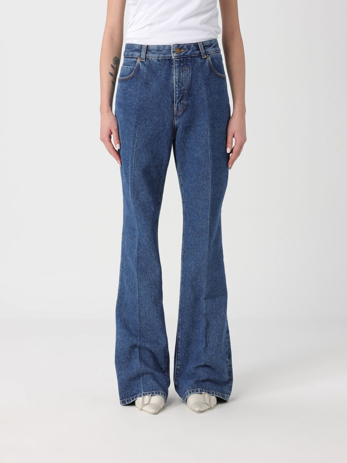 Pants Woman color Blue