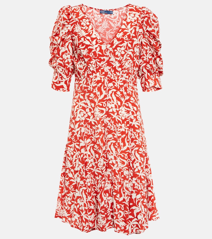 Polo Ralph Lauren Floral crêpe midi dress