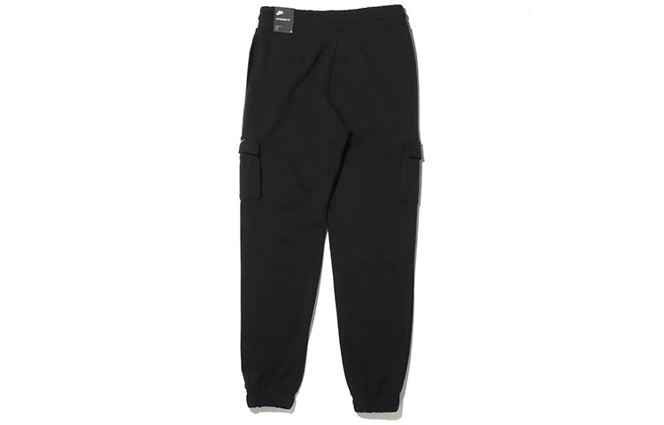 (WMNS) Sportswear Swoosh Slim Fit Bundle Feet Sports Pants/Trousers/Joggers Black
