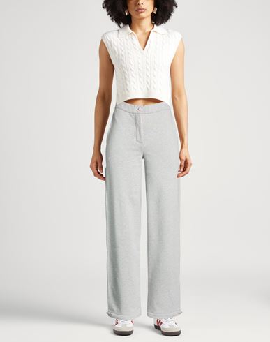 Woman Pants Grey Size M Organic cotton