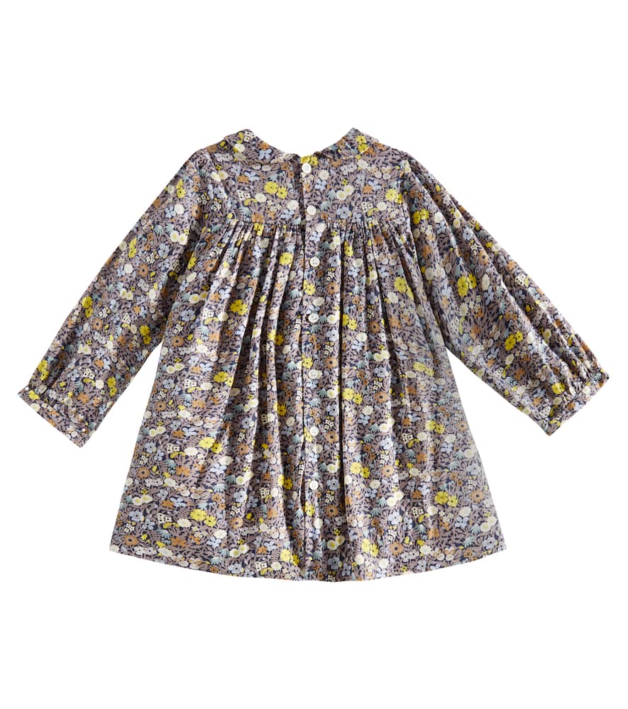 Bonpoint Baby Trinité floral smocked cotton dress