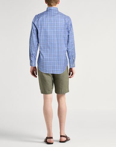 Man Shirt Blue Size 16 Cotton