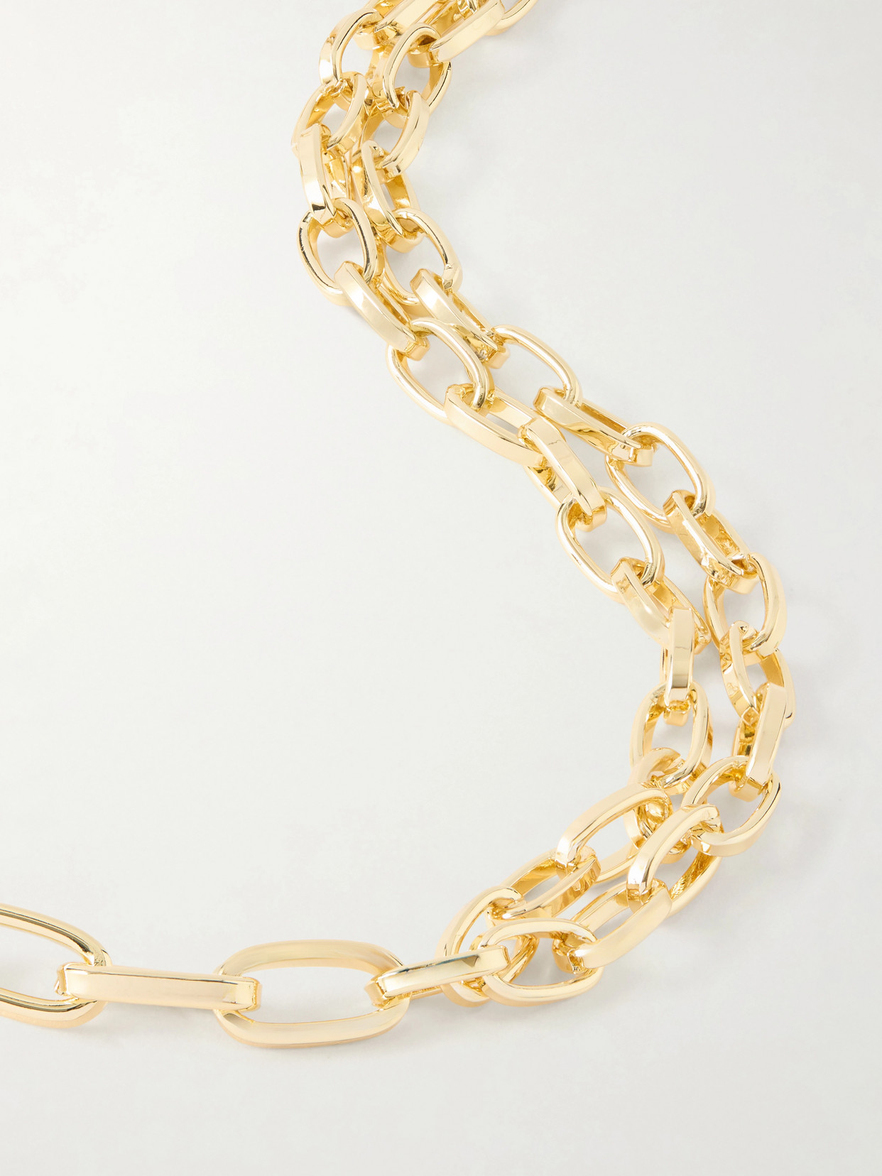 The Paperclip Gold-tone Necklace - One size