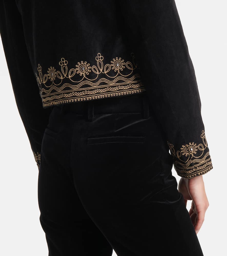 Denver embroidered cotton jacket