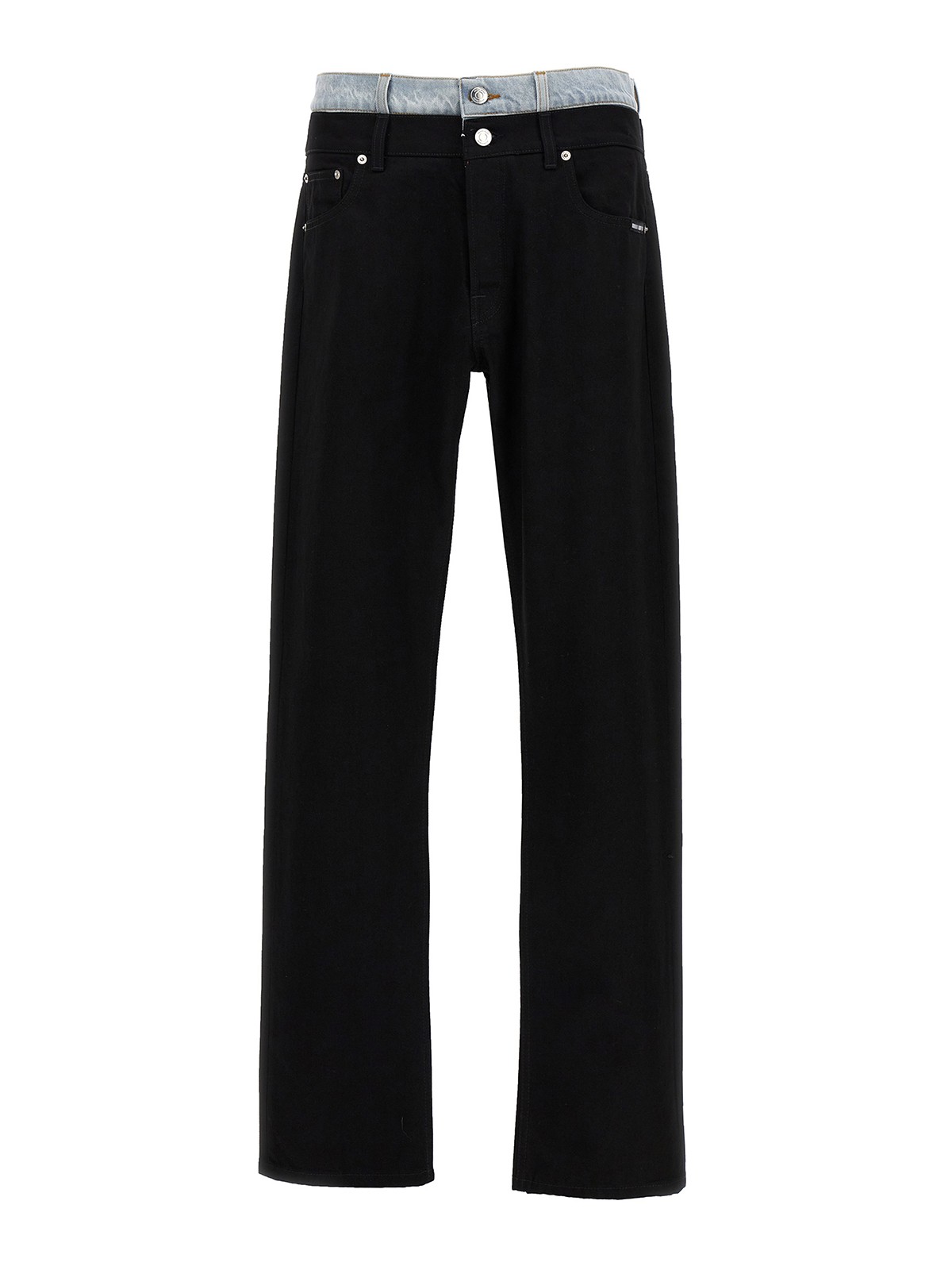 Double waist jeans