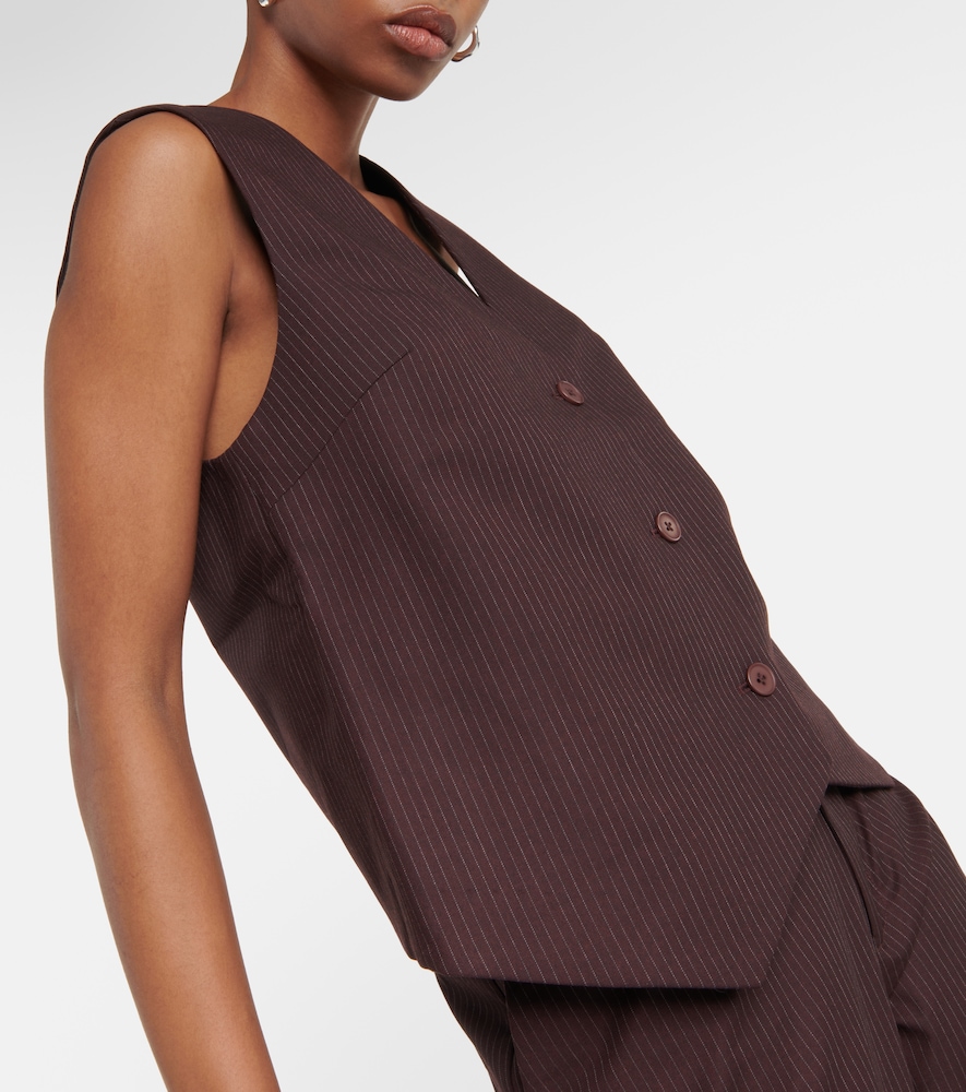 Guillaume pinstriped vest