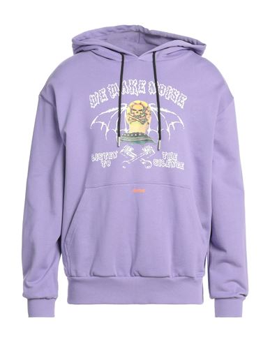Man Sweatshirt Mauve Size XL Cotton