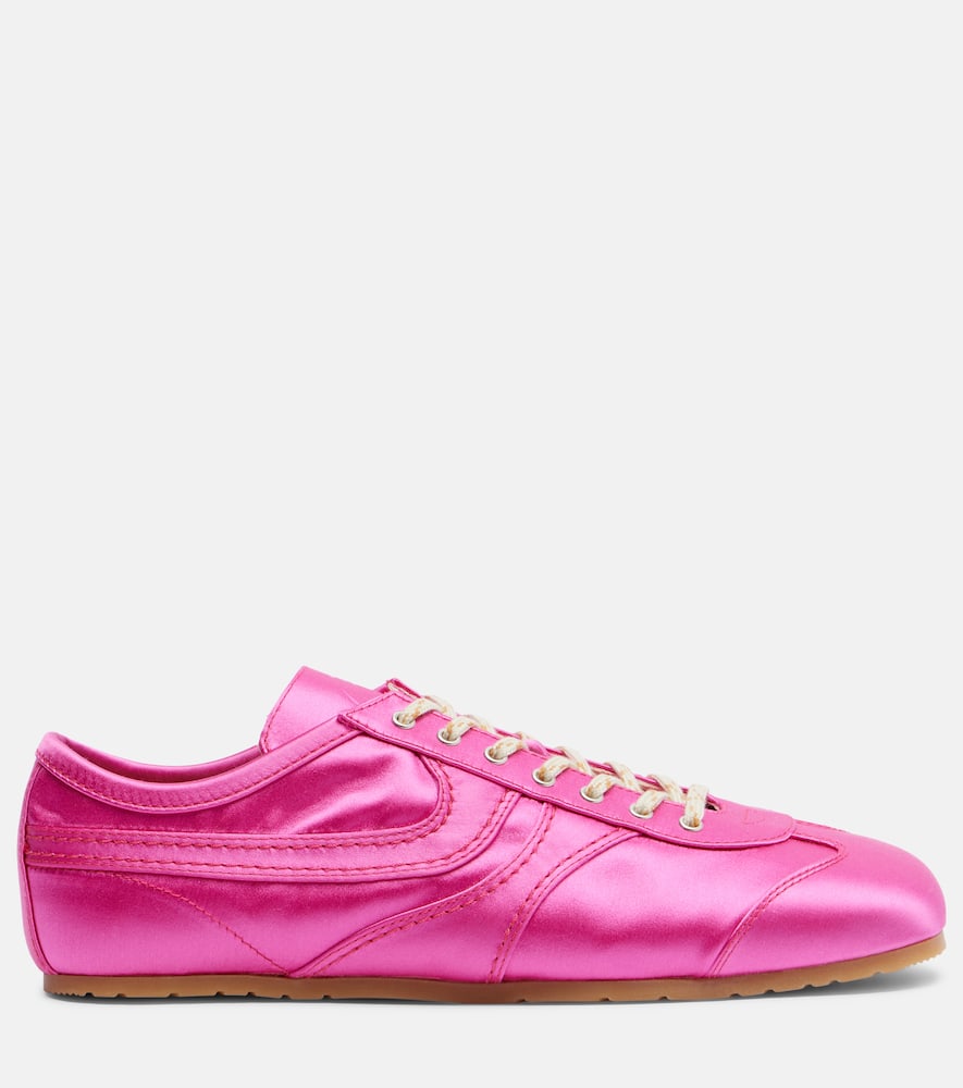Satin sneakers