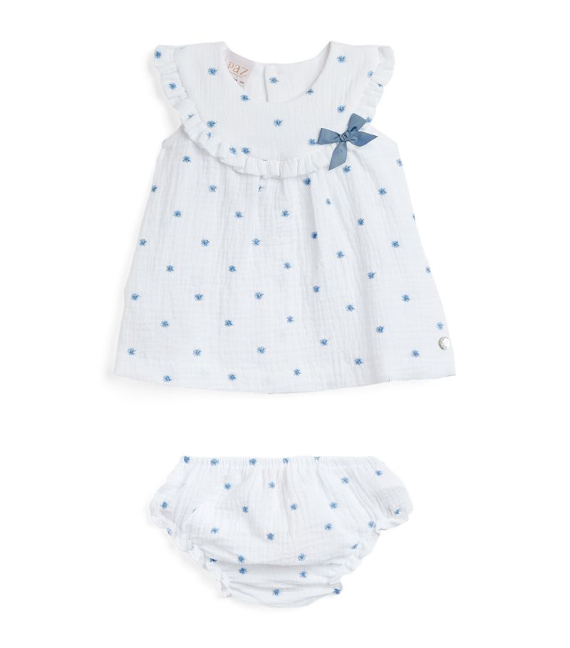 Star Print Dress And Bloomers Set (1-24 Months)