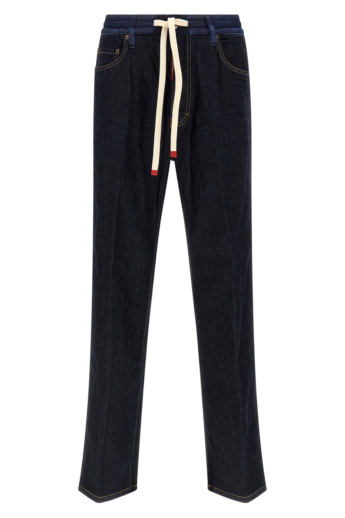Crinkled Effect Jeans