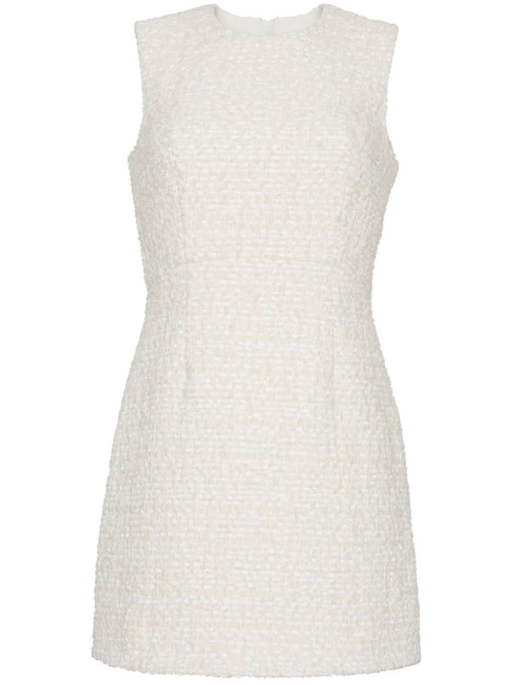 Peplum mini dress - Neutrals