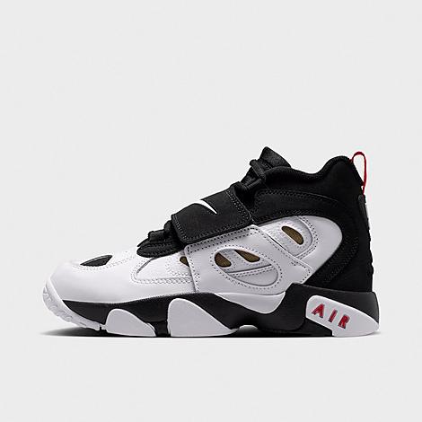 Big Kids Diamond Turf 2 Casual Shoes in Black/Fire Red/White
