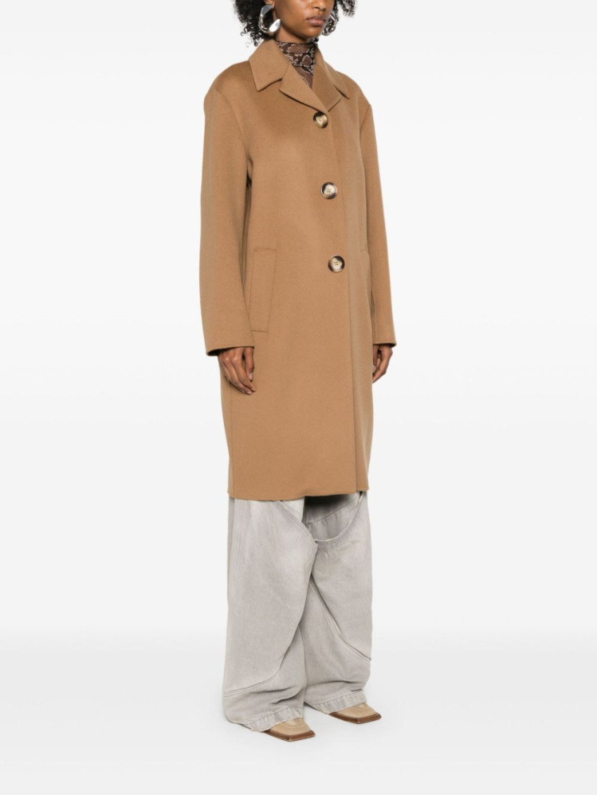 - Wool Midi Coat