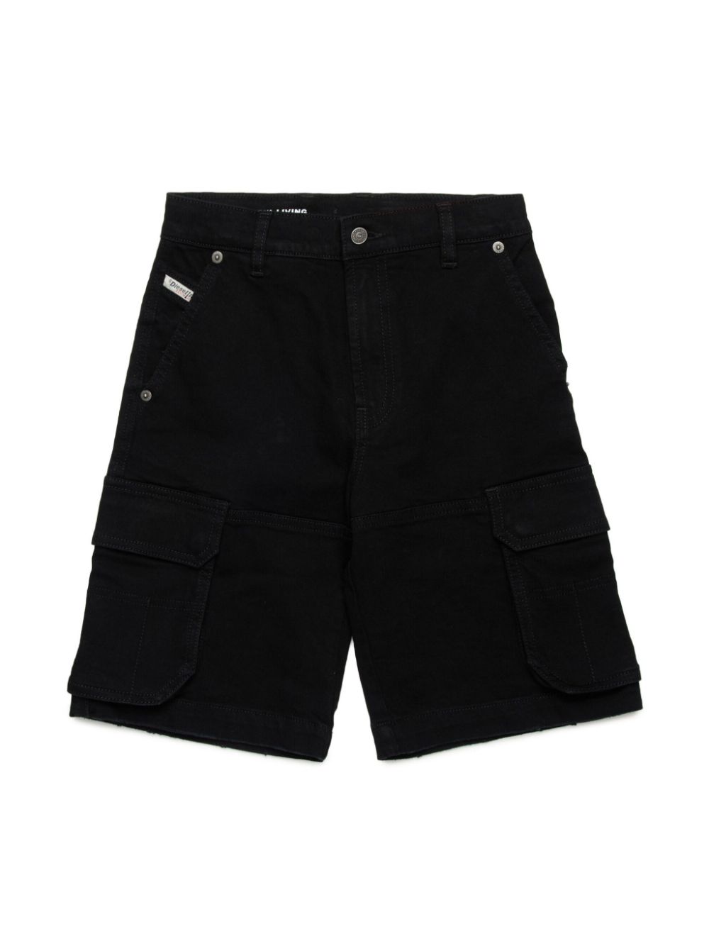 Pfish-Cargo-Sh-J shorts - Black