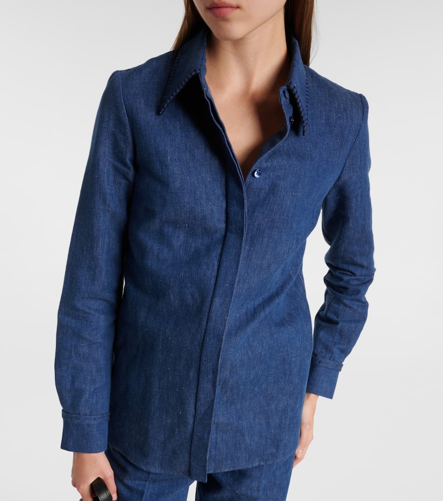 Cruz cotton and linen shirt