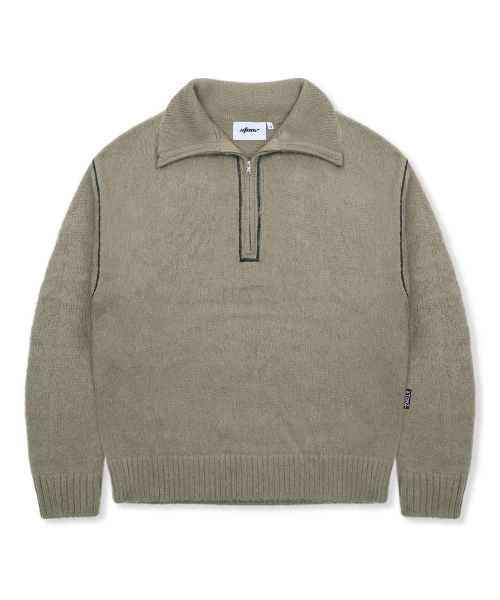 XTK176 Panel Half Zip Knit