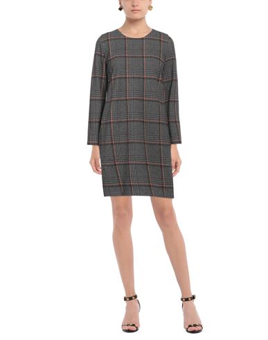 Woman Mini dress Lead Size 8 Polyester, Cotton