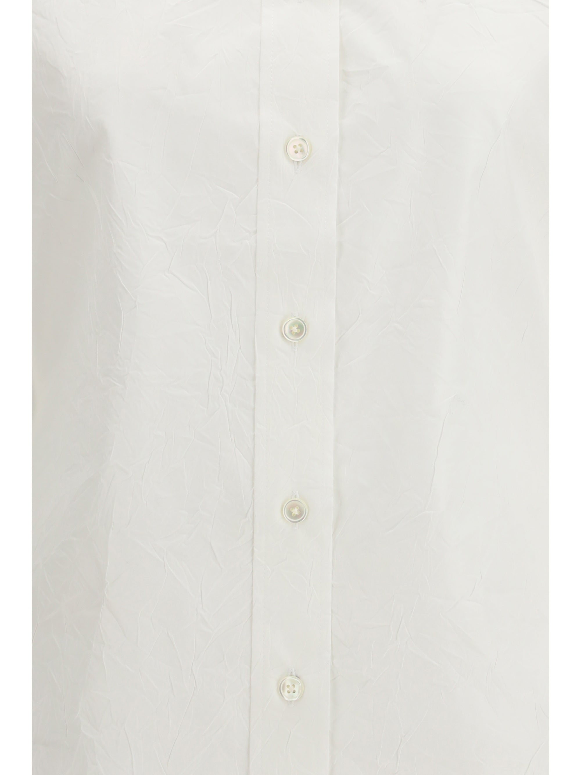 Cotton Poplin Shirt — White