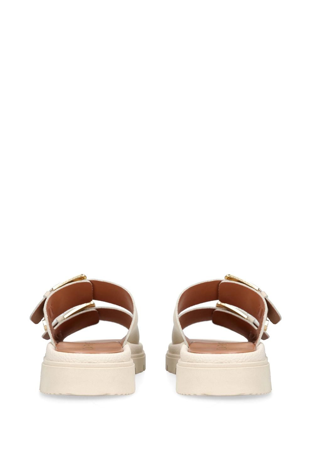 Carvela Women's 'Pavilion' Leather Sandals in Crea