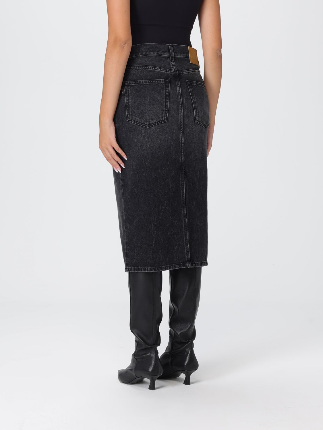 Skirt Woman color Black