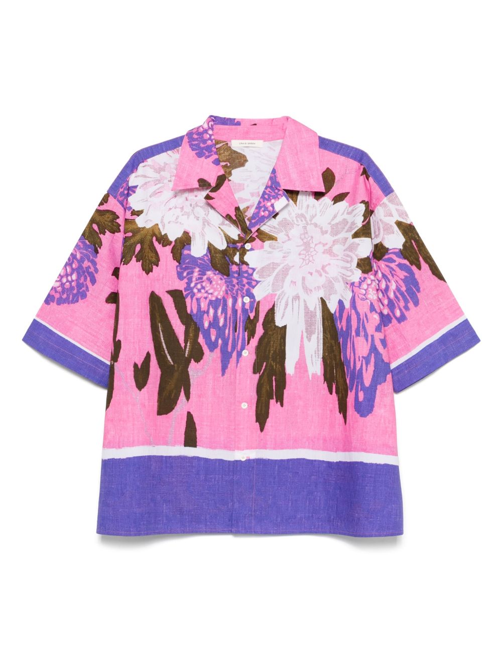 Craig Green floral-print shirt - Purple