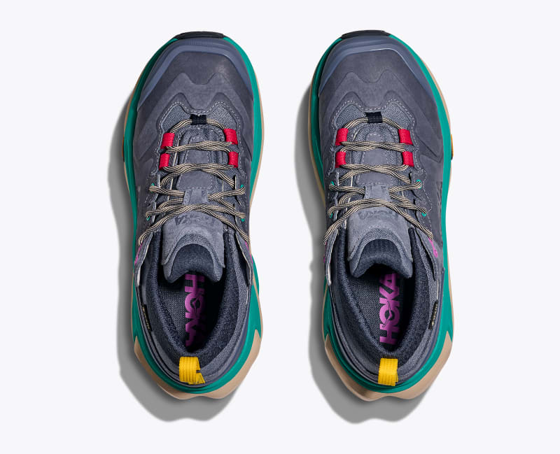 HOKA Men's Kaha 3 Low GTX Shoes in Anchor/Gemstone