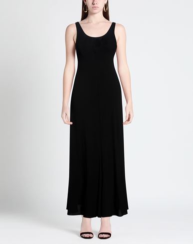 Woman Maxi dress Black Size 4 Viscose, Elastane
