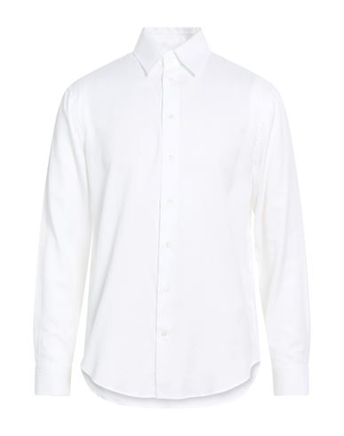 Man Shirt White Size 14 Cotton