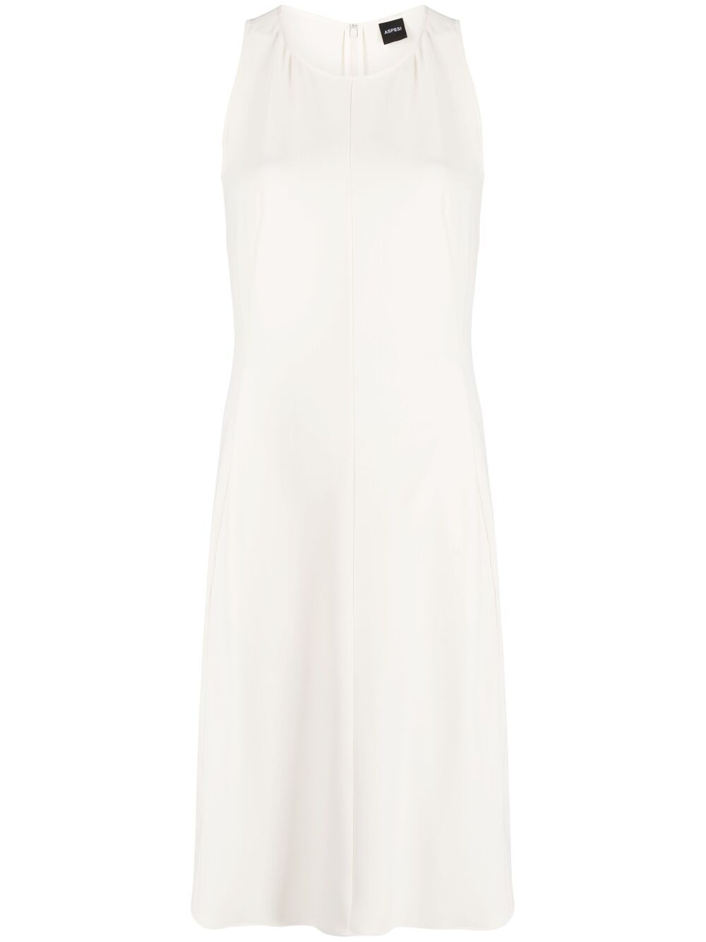 Darted A-line dress - Neutrals