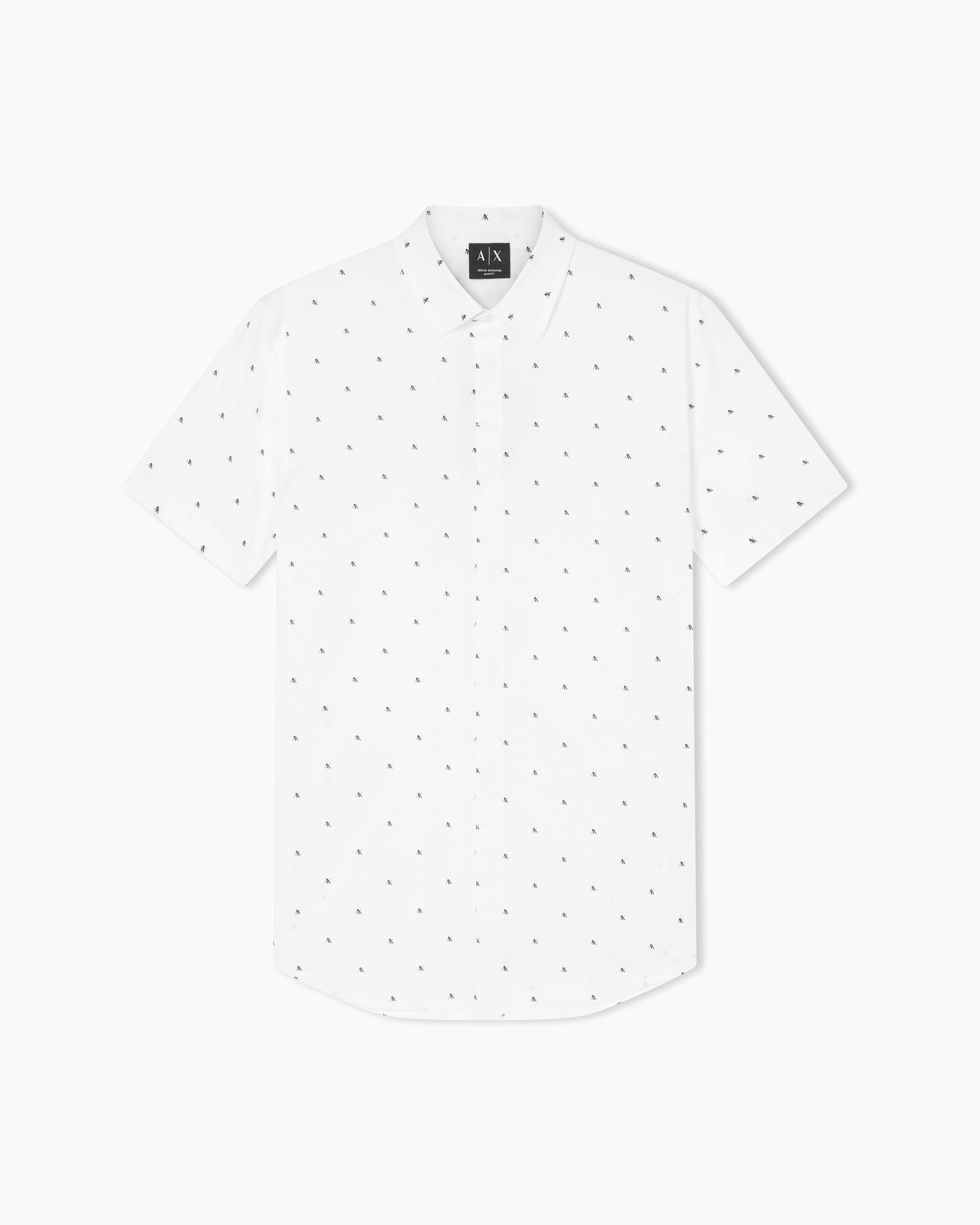 Shirt slim fit in stretch cotton poplin
