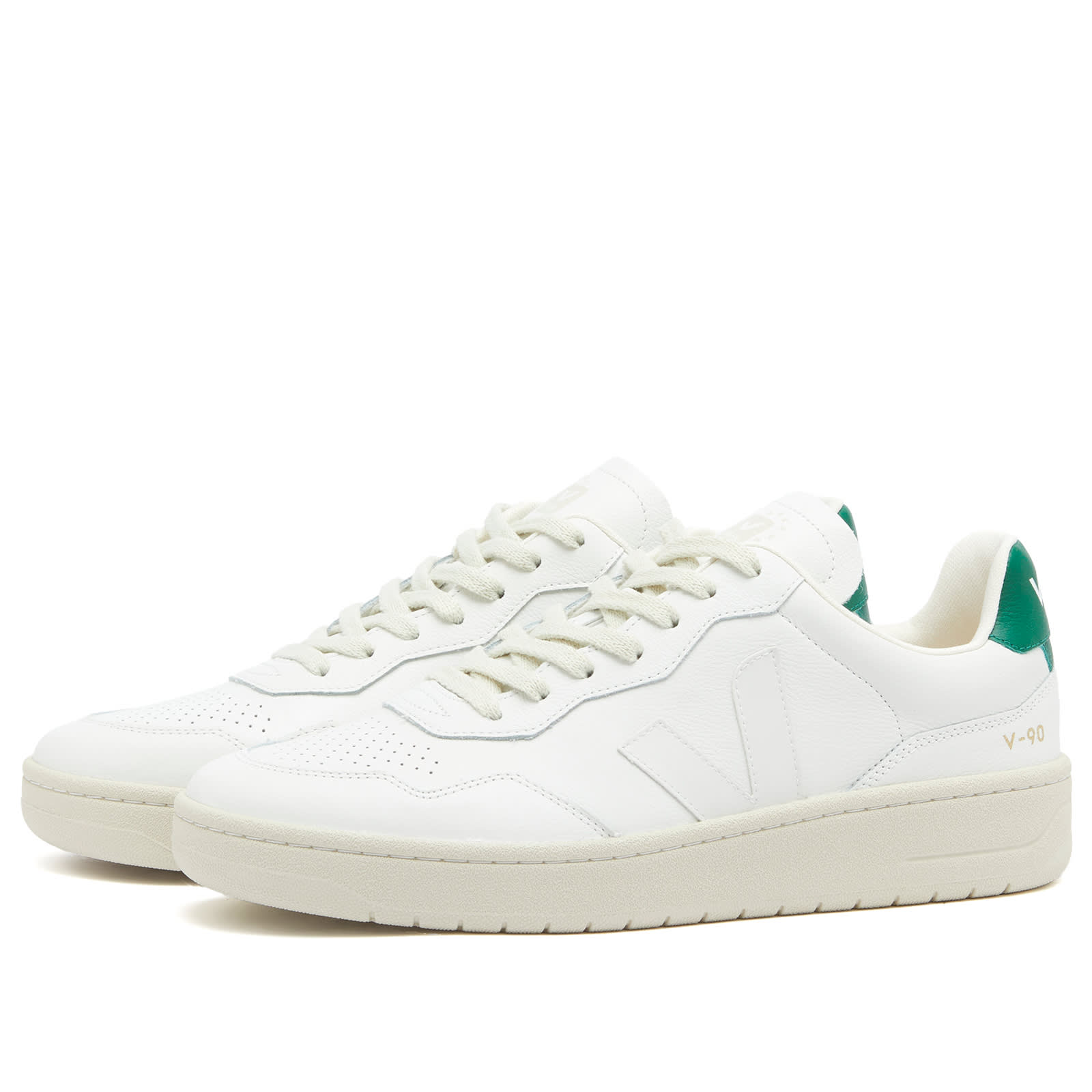 Men's V-90 Aegean Project Sneaker in Extra White/Golf