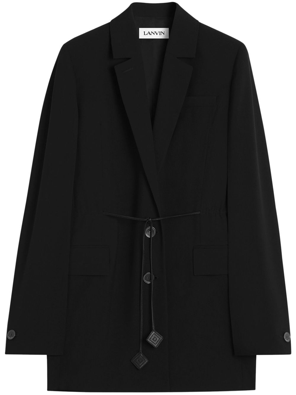 Virgin wool blazer - Black