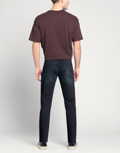 Man Jeans Black Size 33 Cotton, Elastane