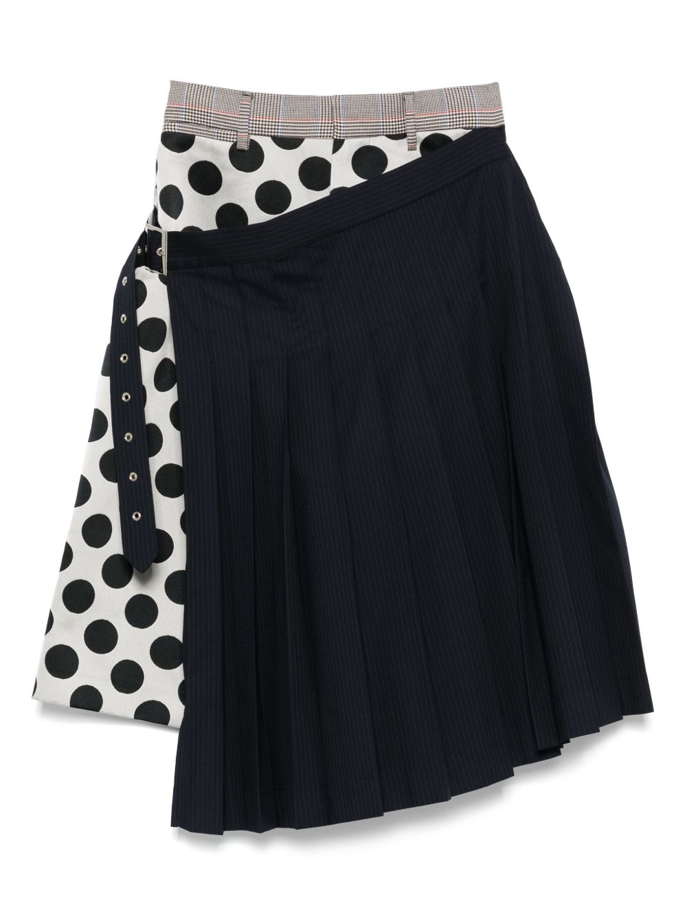 Charles Jeffrey Loverboy polka-dot pleated shorts - Blue