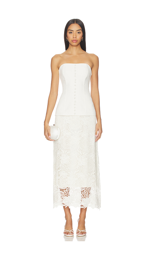 CAMI NYC ROBE IMOGENE en White. 00. Also , 2, 4, 6
