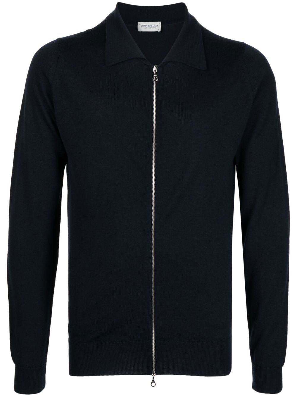 Alston zip merino shirt jacket - Black
