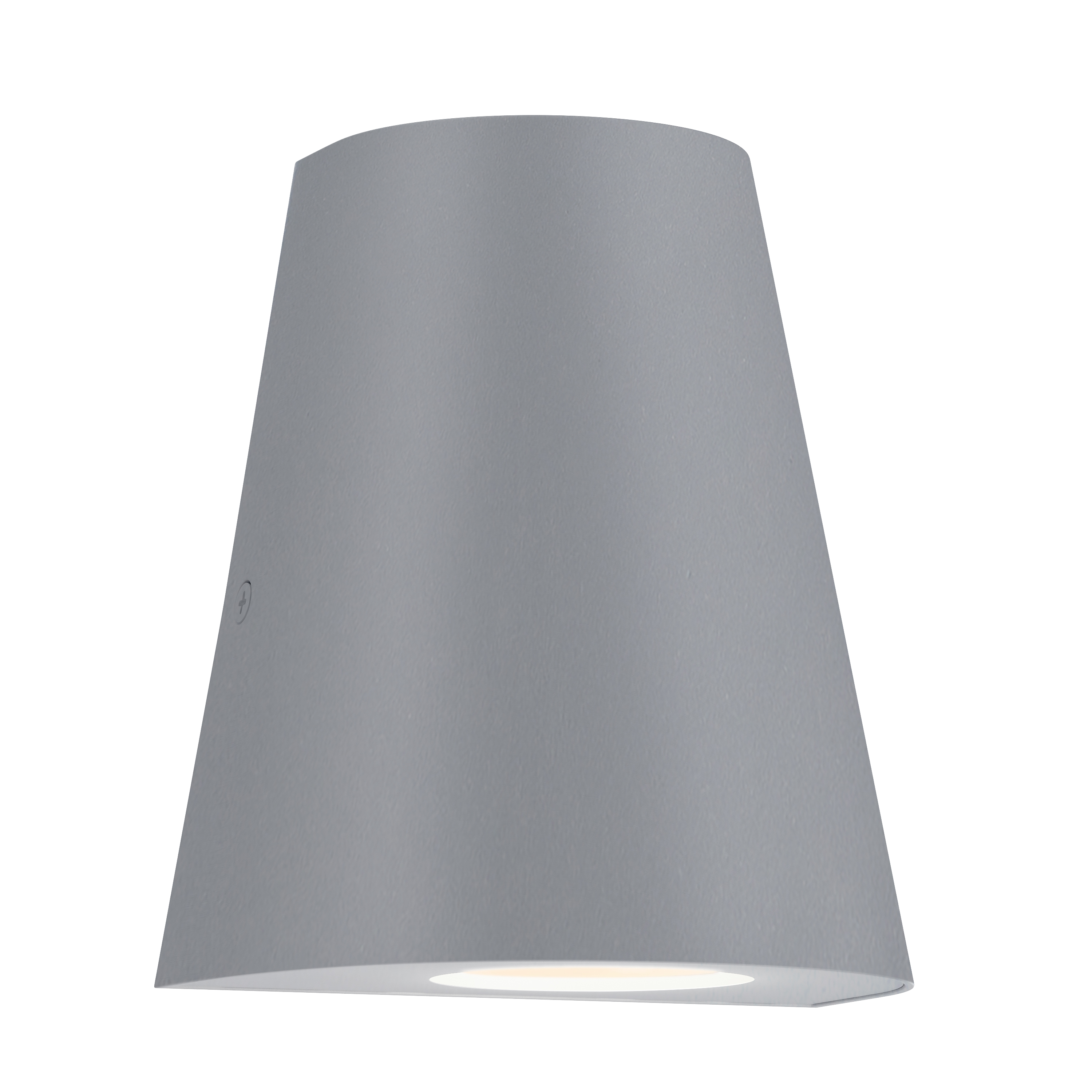 Silver LED Outdoor Wall Sconce from the Taper Collection