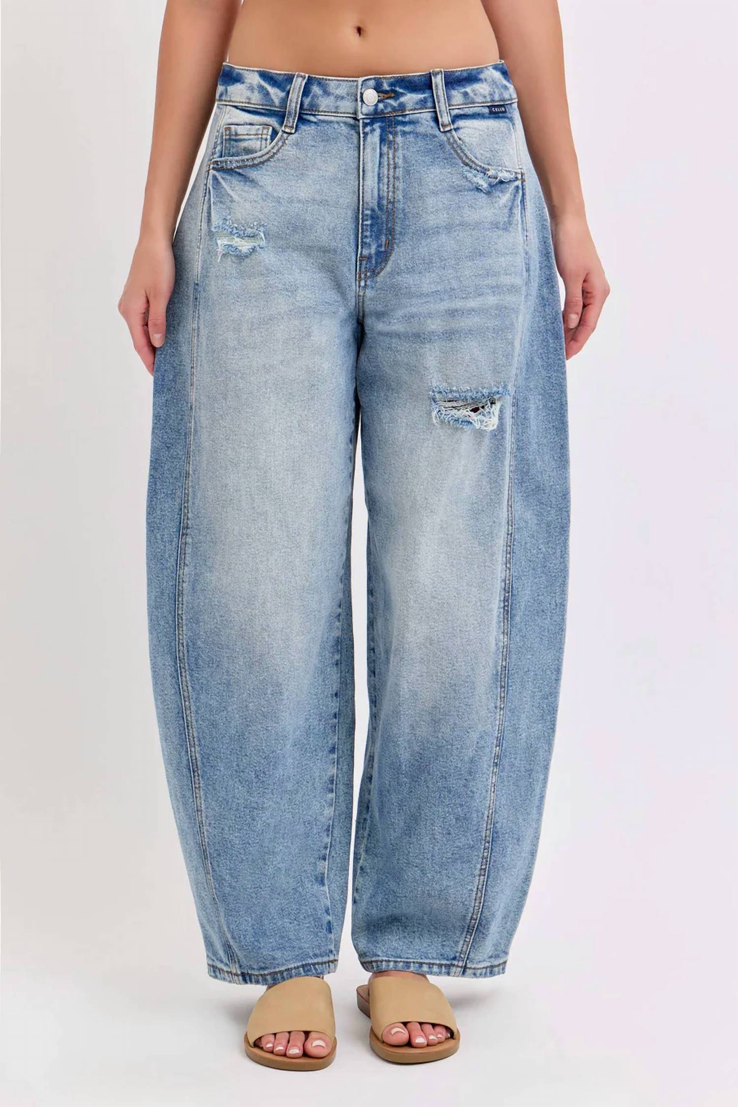 Kate Barrel Jeans In Light Denim
