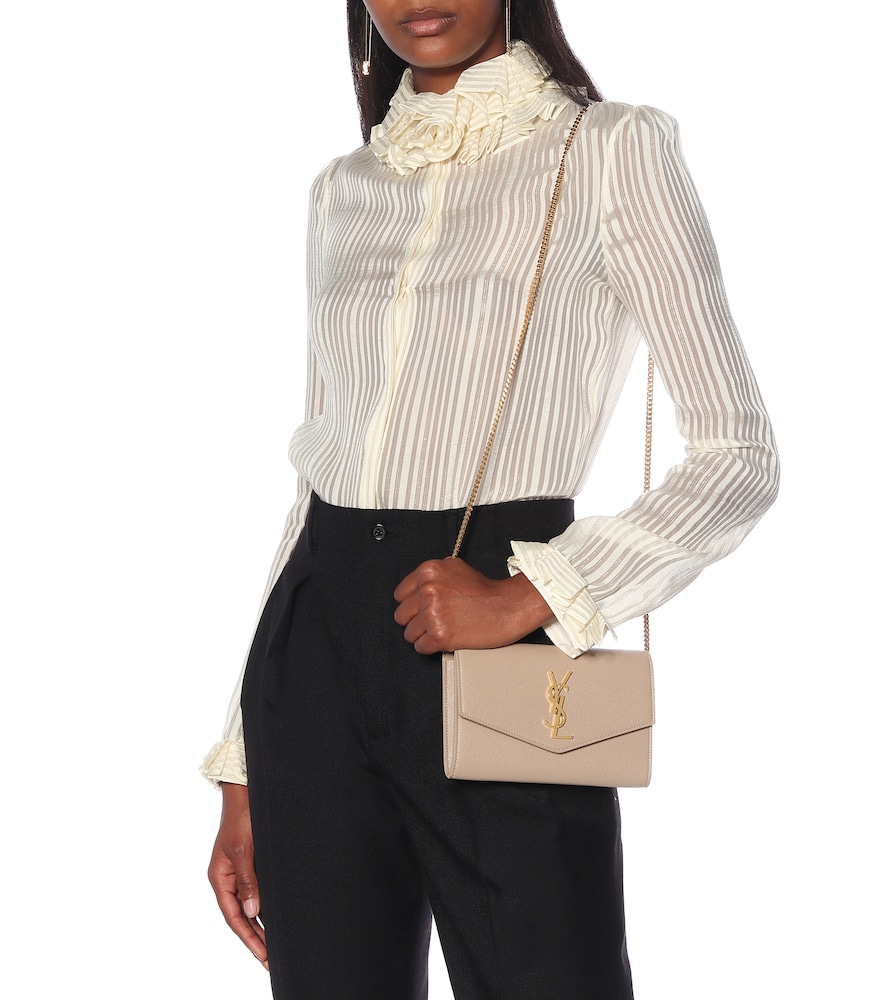 Uptown Small leather clutch