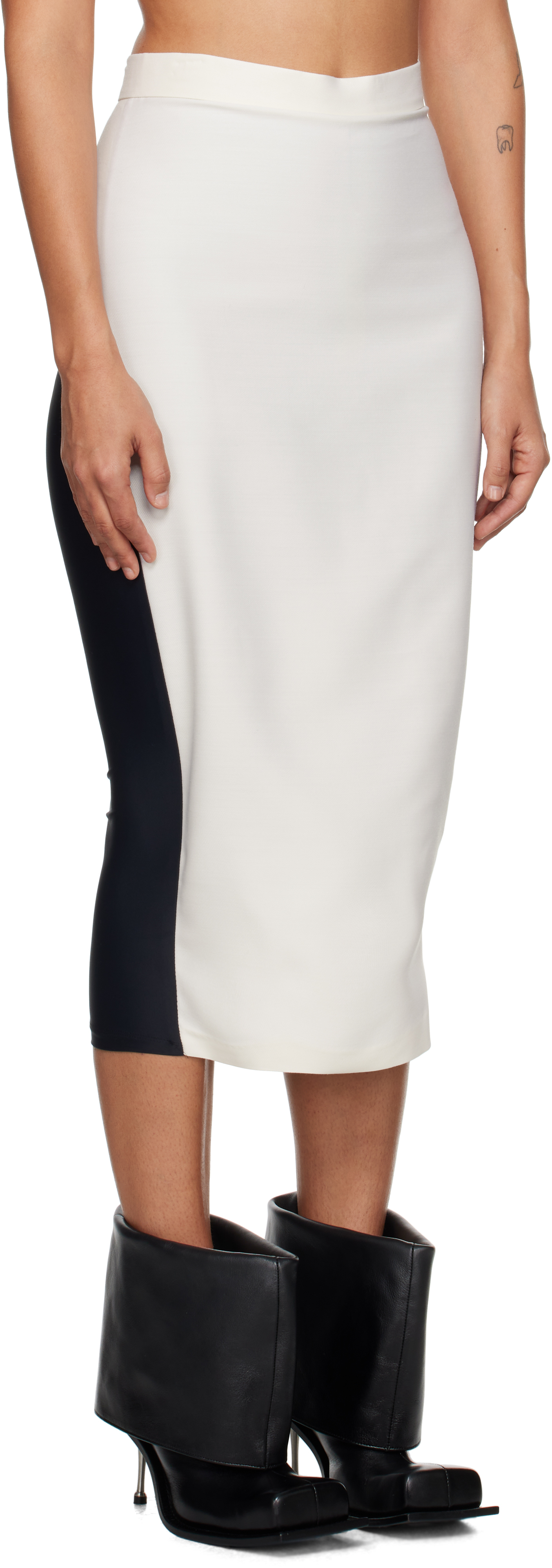 Pushbutton Off-White Hybrid Skort