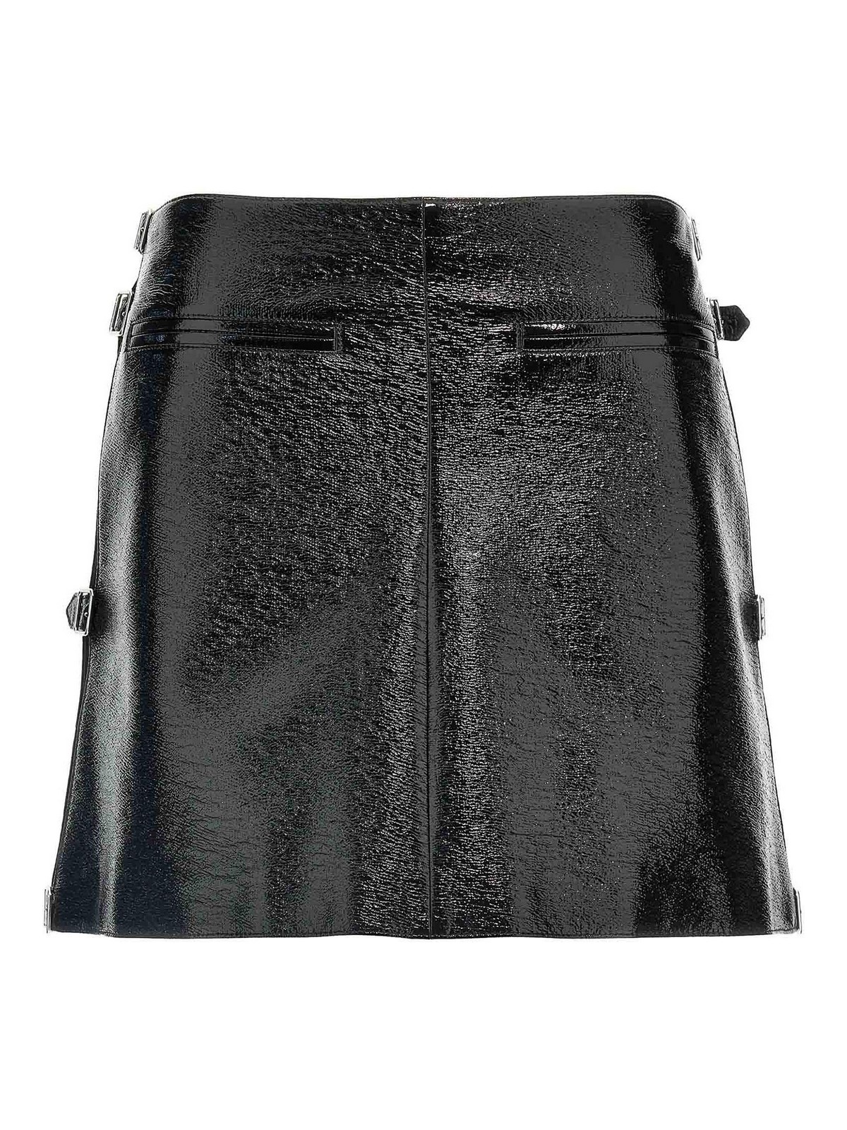 Multi Sangle Vinile Mini Skirt