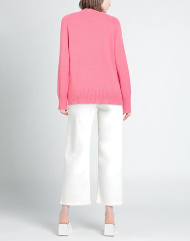 Woman Turtleneck Pink Size S Viscose, Polyester, Polyamide