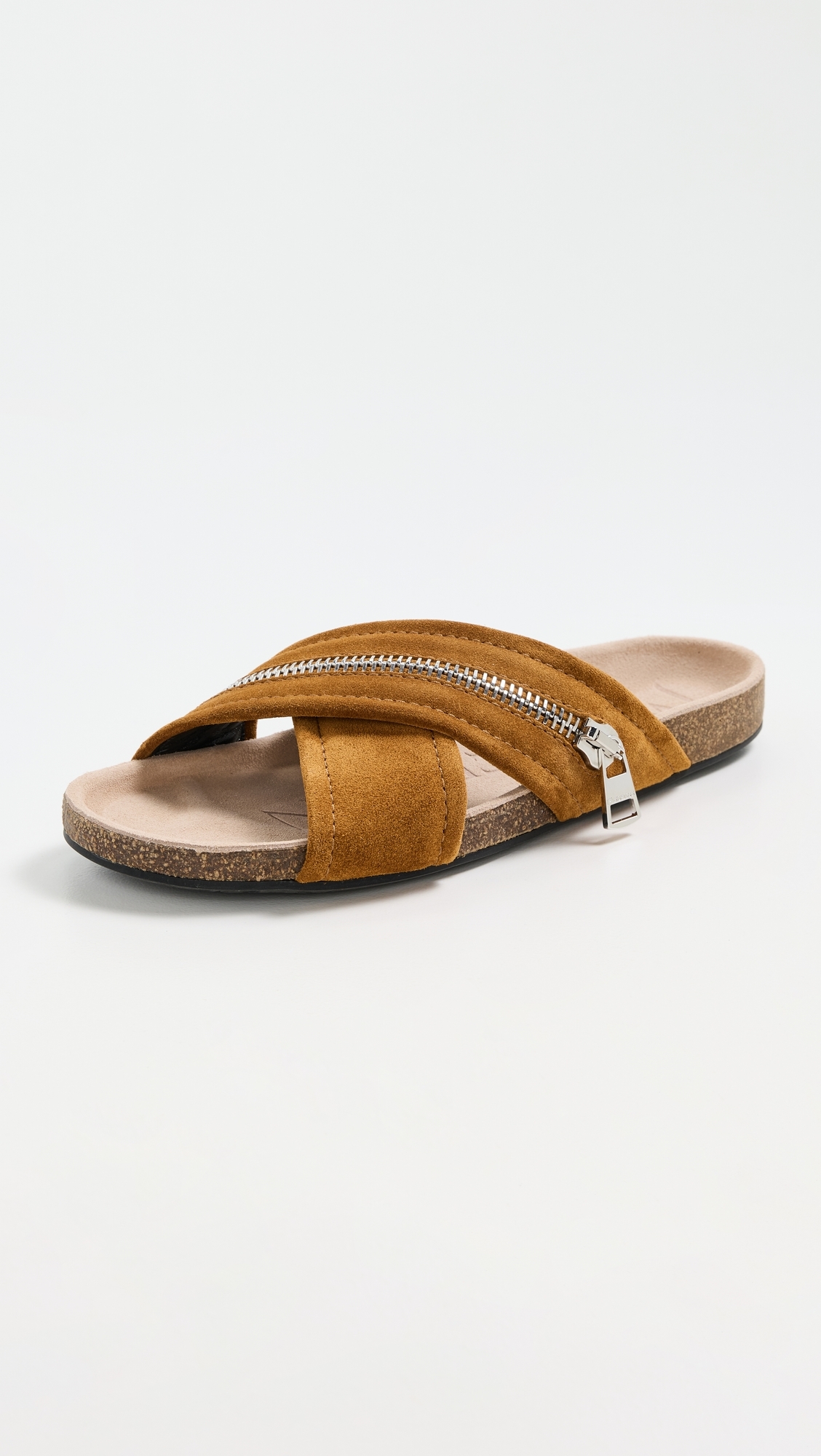 제이 더블유 앤더슨 여성 Biker Slide Sandals Tan