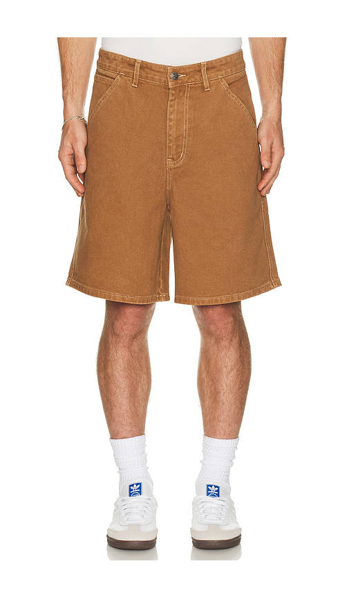 FORMER Reynolds 21 Overdye Denim Walkshort in Washed Brown. 30 also
