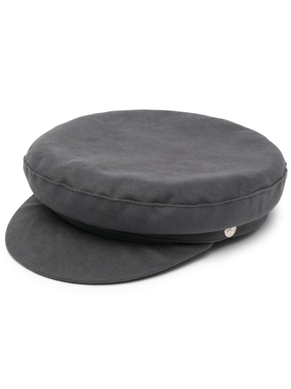 Velvet baker boy cap - Grey