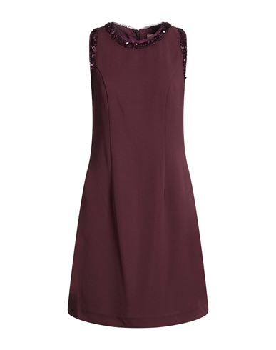 Woman Mini dress Burgundy Size 10 Polyester