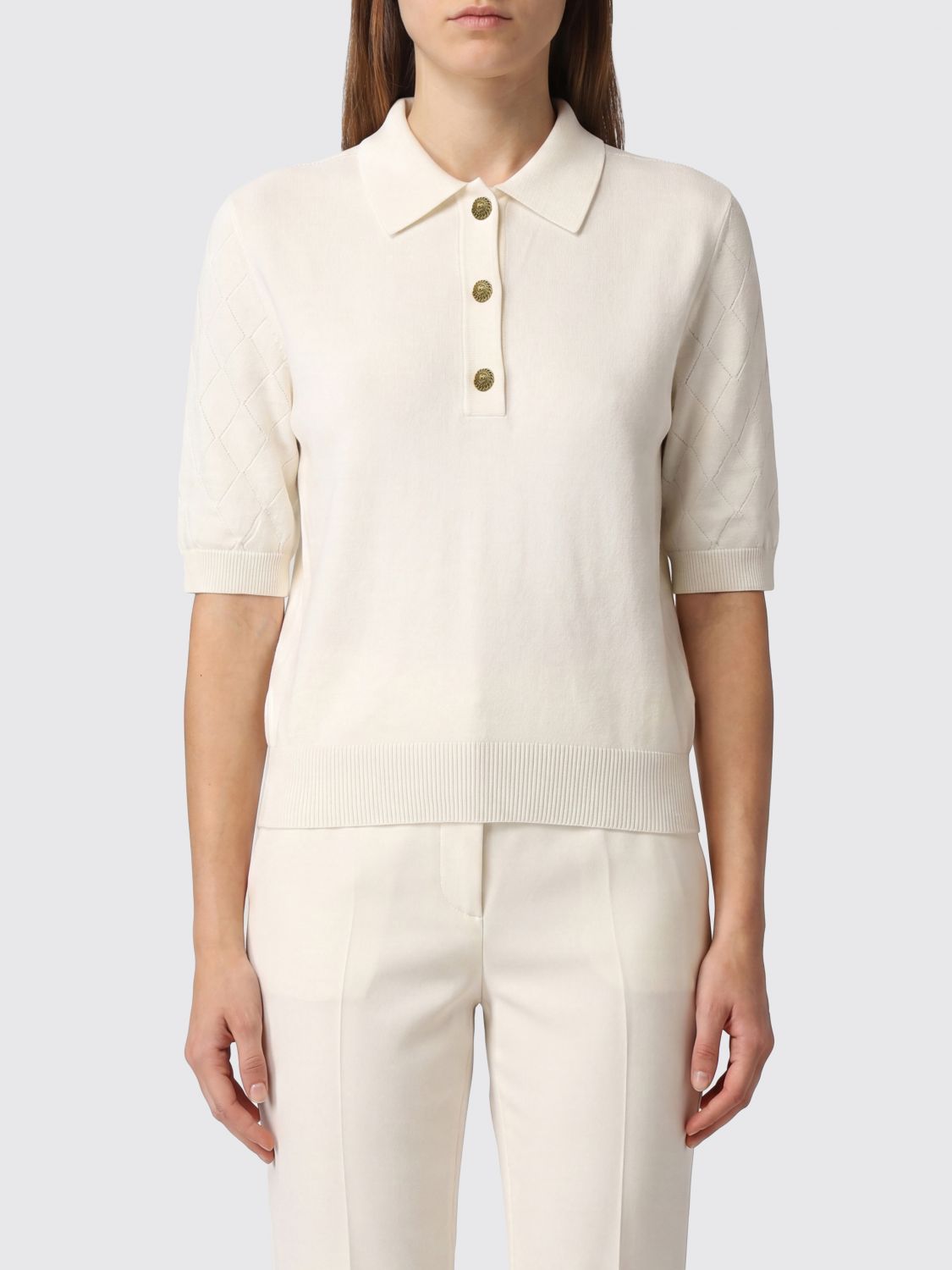 Polo Shirt Woman color White